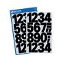 Stickers, numbers, 0-9, AVERY ZWECKFORM, black, 28 Stickers/csomag